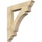 Ekena Millwork Merced Traditional Rough Sawn Bracket, Douglas Fir, 6"W x 38"D x 42"H BKT06X38X42MRC01RDF - alternate 1